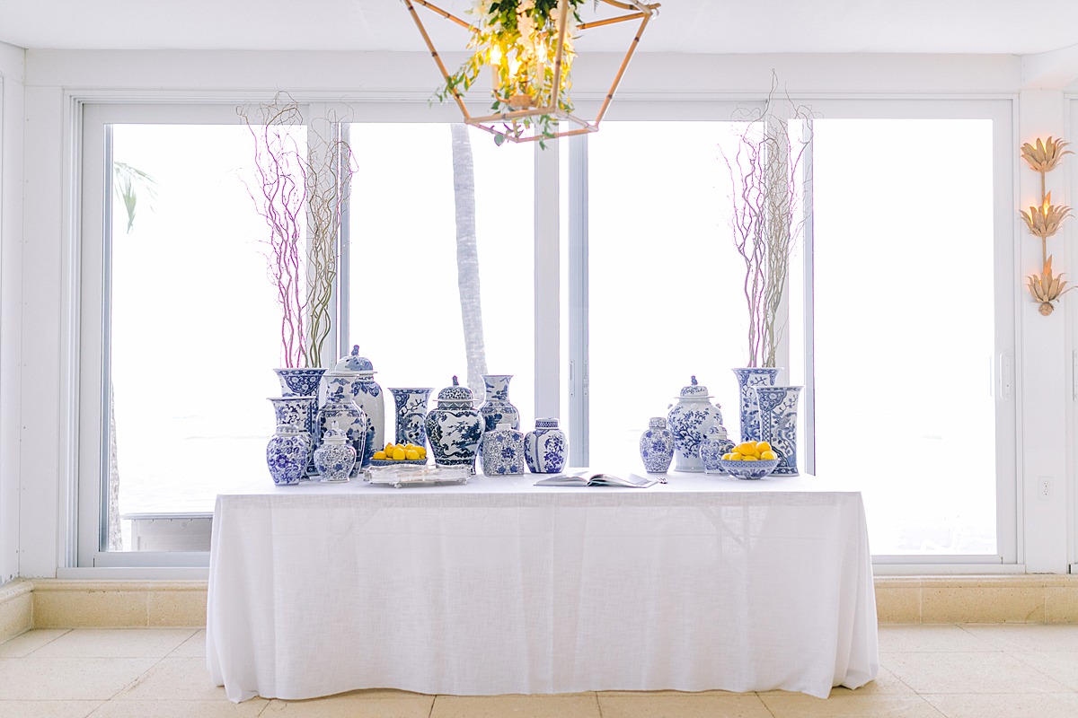 Blue And White Chinoiserie Wedding 