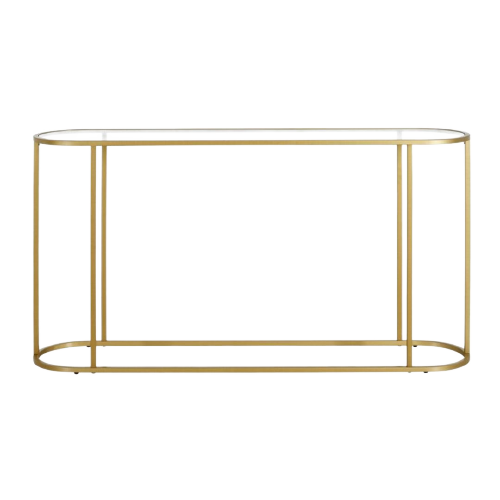 gold event console table, console table wedding lounge