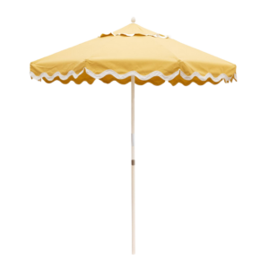 yellow event umbrella
