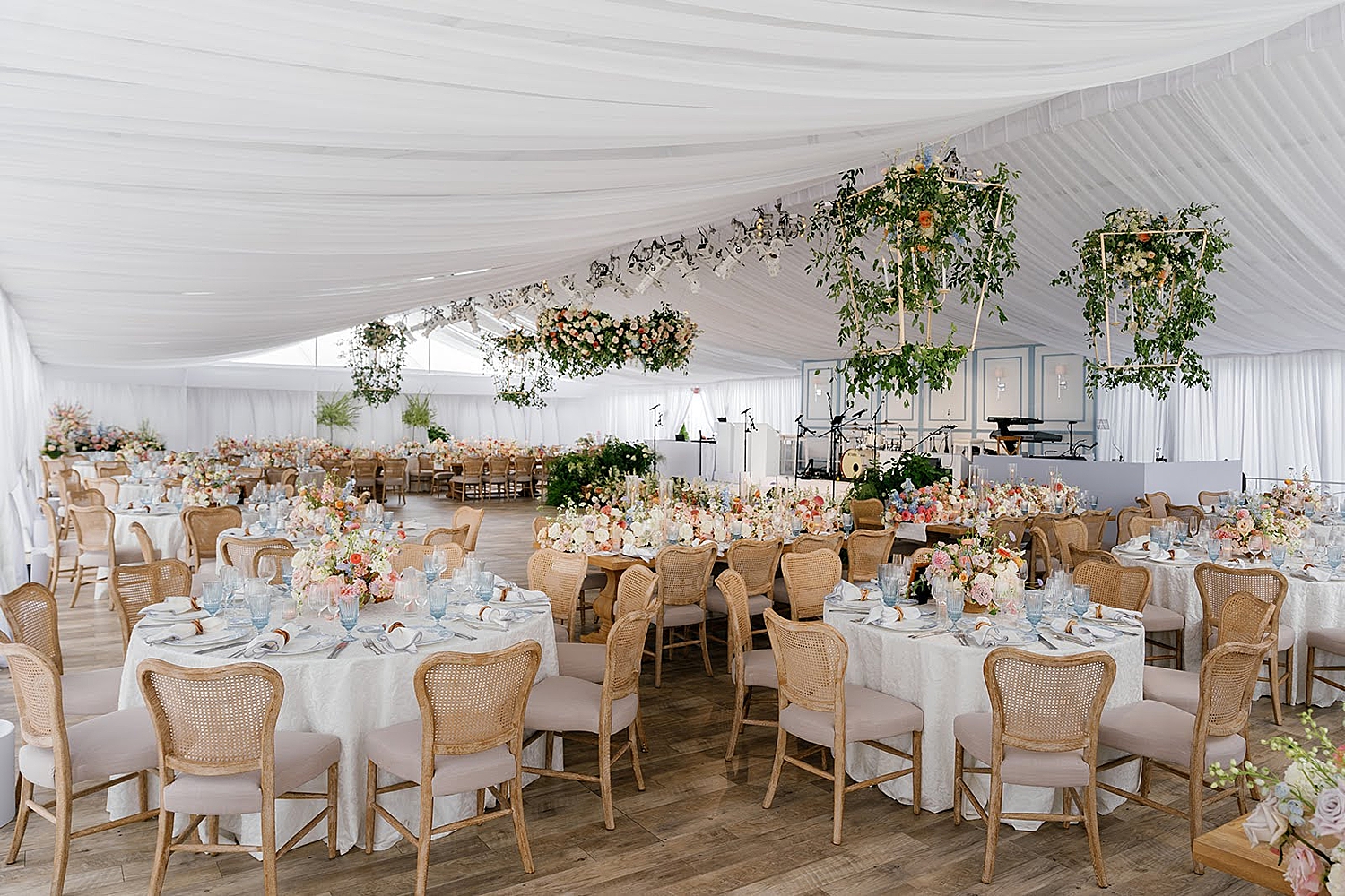 tented wedding reception